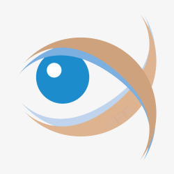 交叉的眼睛素材