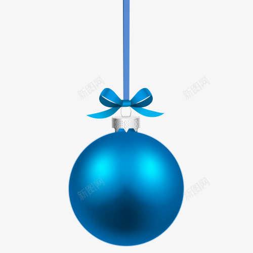 蓝色圣诞节小球png免抠素材_88icon https://88icon.com 圣诞节png素材 圣诞节图片 圣诞节小球素材 圣诞节小素材 圣诞节装饰 蓝色 蓝色丝带