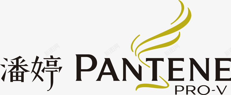 潘婷logo矢量图图标图标