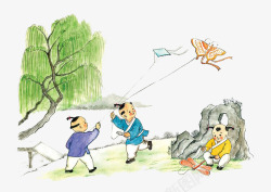 中国风创意国学插画装饰素材