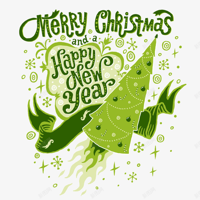圣诞节节日装饰绿色圣诞树png免抠素材_88icon https://88icon.com 圣诞树 圣诞节 绿色 节日装饰