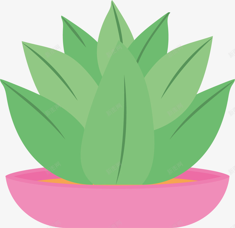 粉色花盆绿植盆栽矢量图ai免抠素材_88icon https://88icon.com 盆栽 矢量png 粉色花盆 绿植 绿植盆栽 绿色植物 矢量图