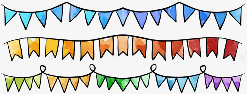 水彩绘派对漂浮装饰物彩纸拉旗png免抠素材_88icon https://88icon.com 三角拉旗 喜庆 彩纸 手绘 拉旗 水彩 派对 漂浮 漂浮彩纸 装饰物