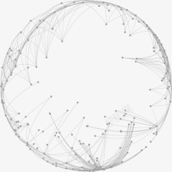 代码数据灰色科技圆环高清图片