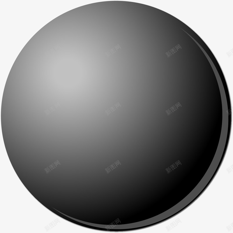 手绘黑色圆球矢量图ai免抠素材_88icon https://88icon.com 手绘 质感 黑色圆球 矢量图
