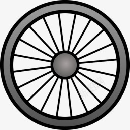 自行车轮胎印cyclingicon图标图标