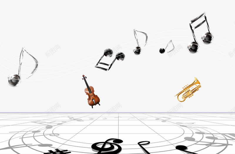 音乐教室png免抠素材_88icon https://88icon.com 乐符 五线谱 音乐教学 音乐教室 音符