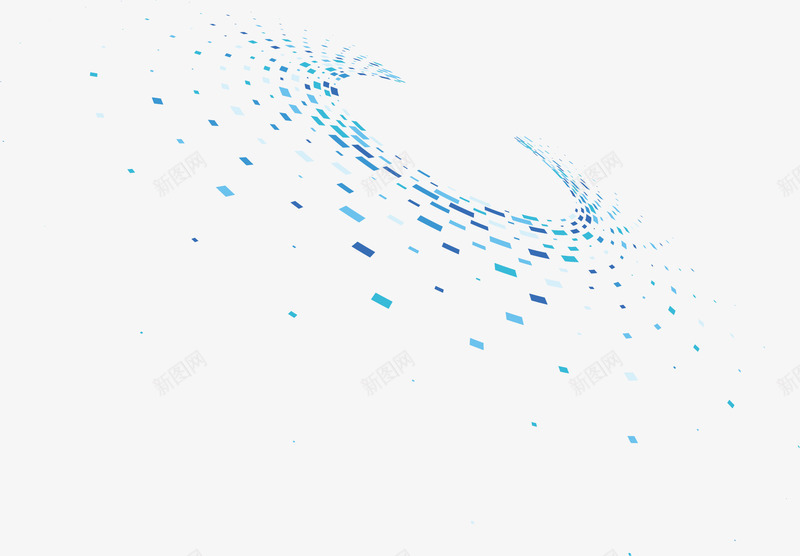 科技感蓝色方块花纹矢量图ai免抠素材_88icon https://88icon.com 几何花纹 方块 方块花纹 矢量png 科技感 蓝色方块 矢量图