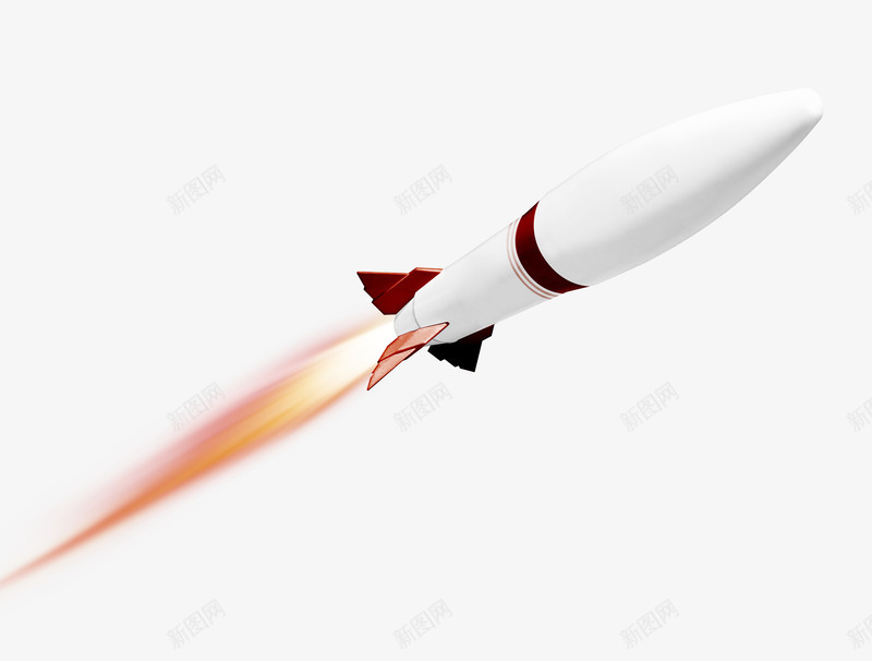 升天的火箭png免抠素材_88icon https://88icon.com 升空 喷火 火焰 火焰喷射 火箭 点火 白色的 科技 红色的