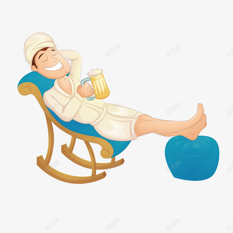 喝酒的男人png免抠素材_88icon https://88icon.com 卡通 啤酒 喝酒 躺着的男人 酒场景图