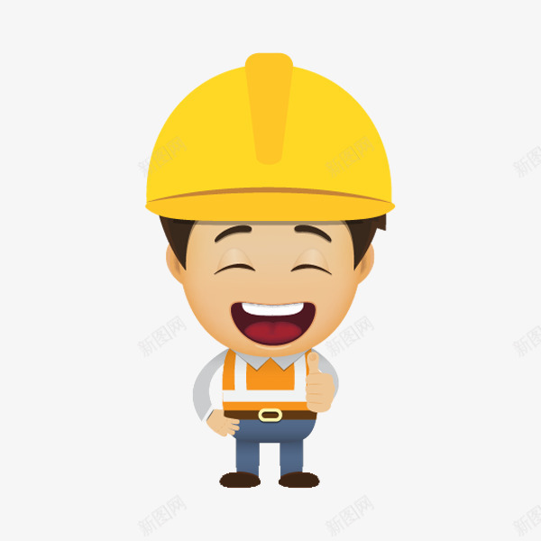 竖起大拇指的工人png免抠素材_88icon https://88icon.com 卡通 大拇指 安全帽 帅气 称赞 表情 高兴地