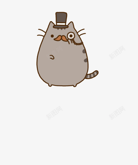 可爱龙猫png免抠素材_88icon https://88icon.com 动物 帽子 眼镜 胡子