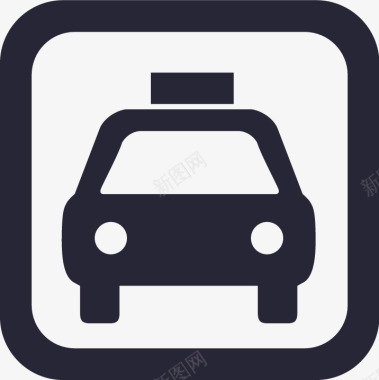 icon车租车停靠点图标图标