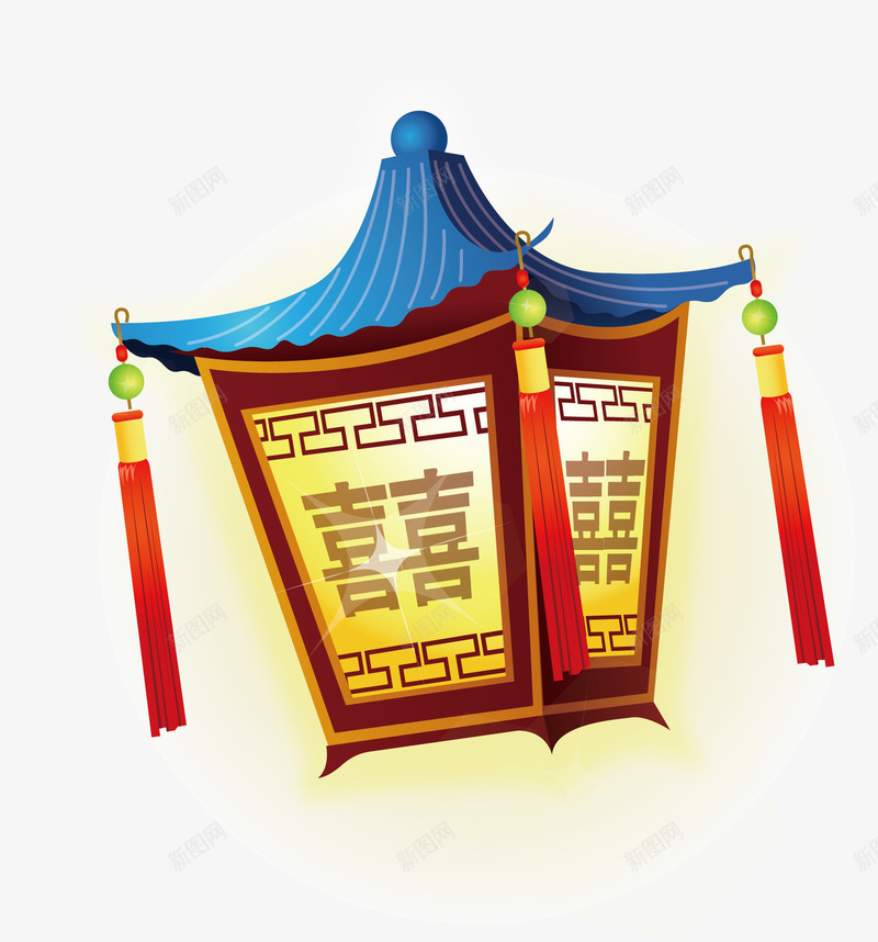 元旦灯笼装饰png免抠素材_88icon https://88icon.com 元旦 装饰 装饰设计矢量 设计