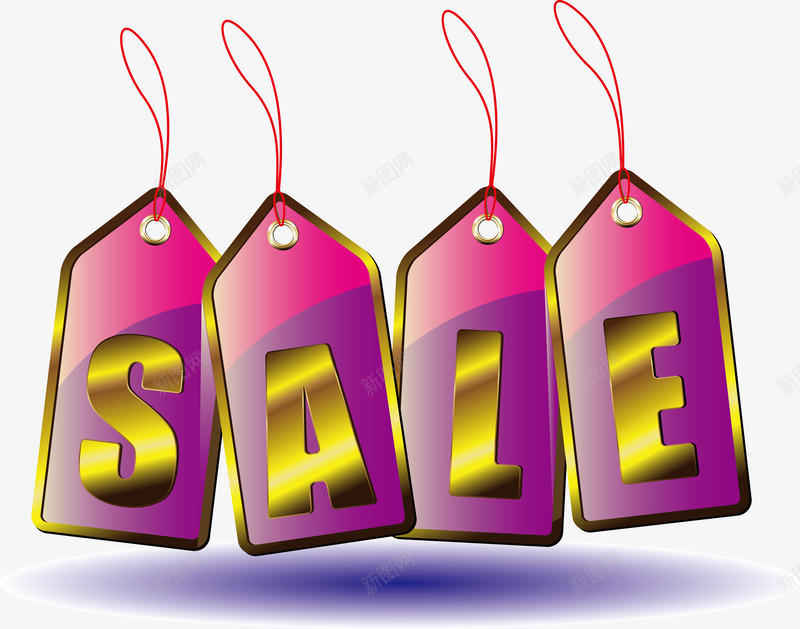 创意打折卡矢量图ai免抠素材_88icon https://88icon.com 卡片 商店 节日打折 超市 矢量图