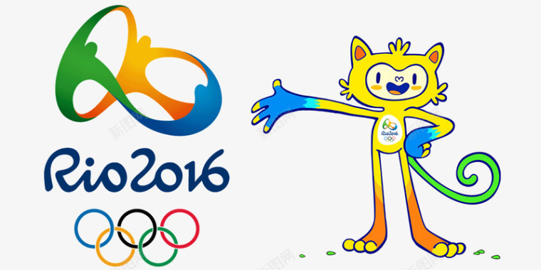 里约奥运会吉祥物图标图标
