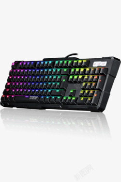 RGB机械键盘彩光机械键盘高清图片