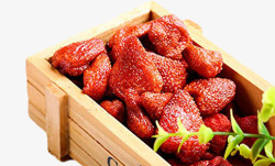 酸甜草莓干素材