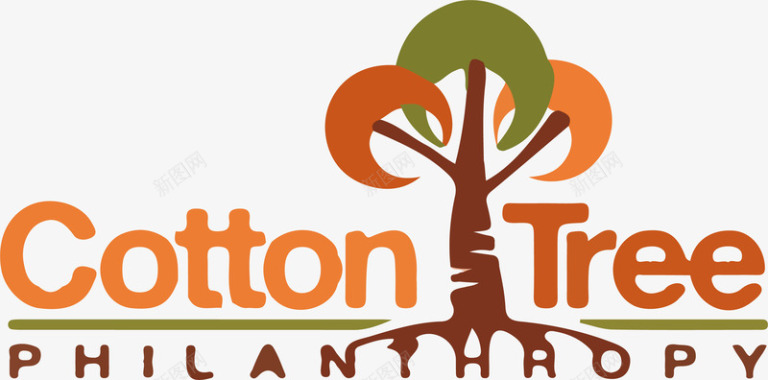 treecottontree矢量图图标图标