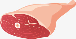 生鲜食品生鲜肉类矢量图素材