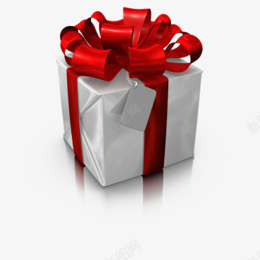 礼物精美立体礼盒图标图标