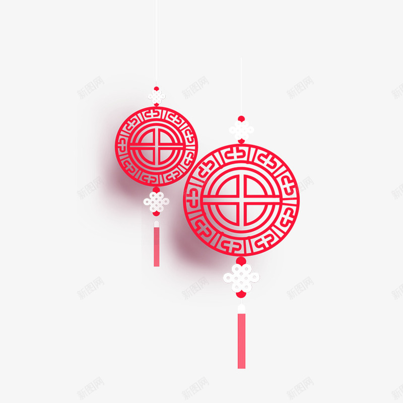 新年红色中国结吉祥png免抠素材_88icon https://88icon.com 2020鼠年 中国结 吉祥如意结 吉祥素材 同心结 如意结 新年