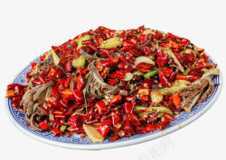 红辣椒牛肚素材