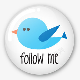 FOLLOW小猴子TwitterbuttonfollowmeIcon图标图标