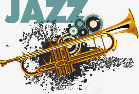 爵士乐音乐标签模板图标图标