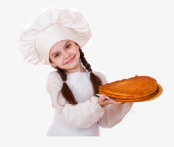 厨艺展示小女孩展示厨艺高清图片