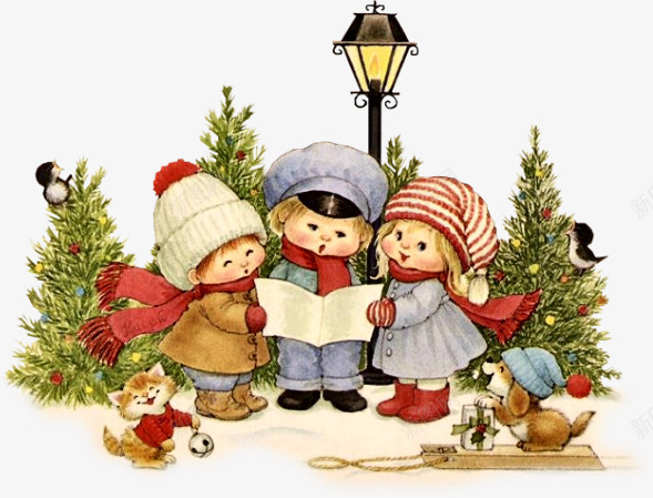 小孩png免抠素材_88icon https://88icon.com 冬季 动物 卡通 圣诞节 小孩 欧美