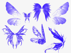 各种可爱的蝴蝶翅膀素材
