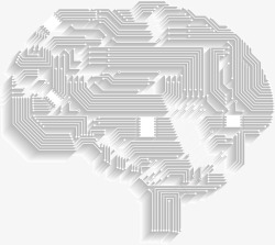 人脑图电子大脑电路图高清图片