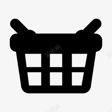 矢量购物篮shoppingbasketicon图标图标