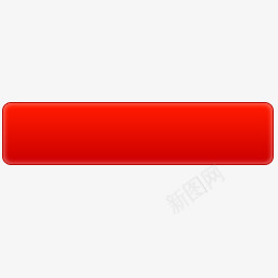 红色的web20风格按钮图标图标