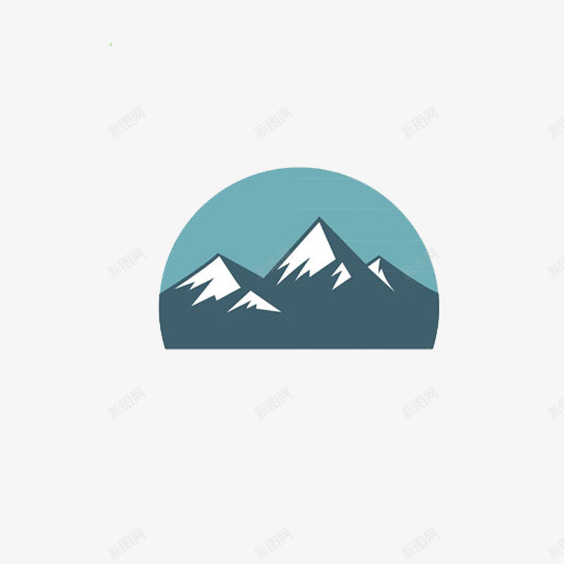 时尚品味png免抠素材_88icon https://88icon.com 登山 装饰 雪山