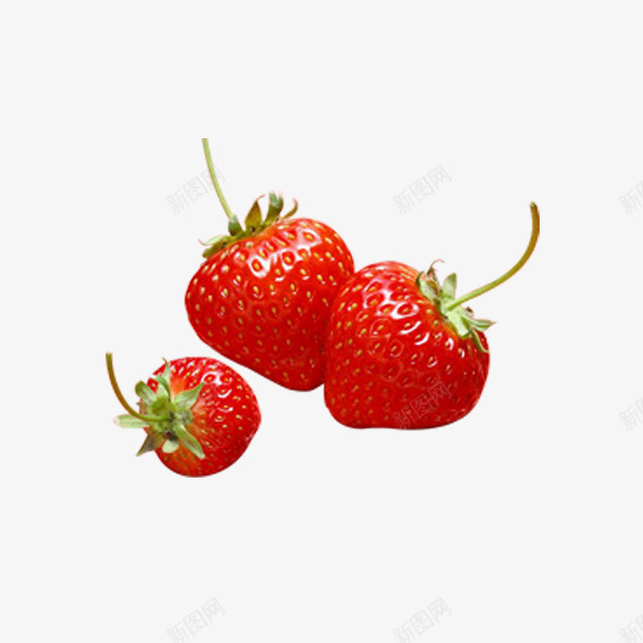鲜果草莓png免抠素材_88icon https://88icon.com 水果 红色 草莓 鲜果