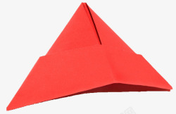 红色纸折帽子素材