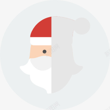圣诞老人的性格圣诞老人图标图标