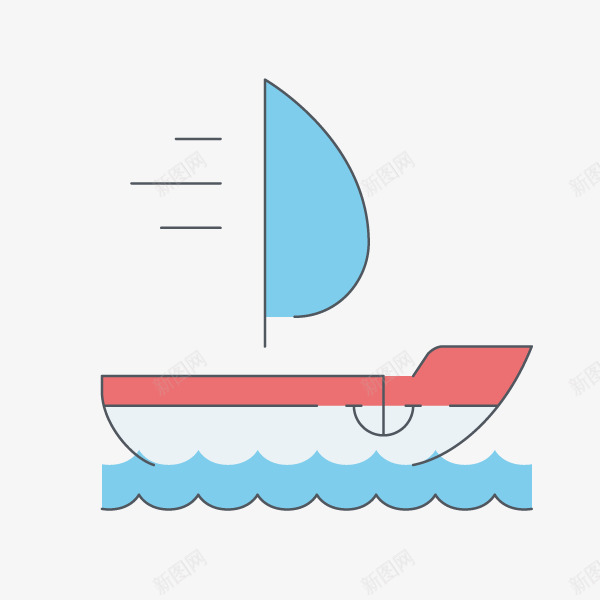 大海上的帆船简笔画png免抠素材_88icon https://88icon.com 大海 帆船 极简 简图 简笔 线条 航行 船帆