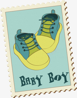 漂亮信封漂亮卡通邮票高清图片