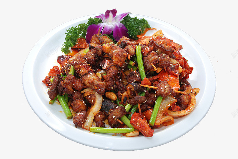 麻辣食品休闲零食牙签肉png免抠素材_88icon https://88icon.com 休闲小吃 牙签 牙签肉 香辣串串香