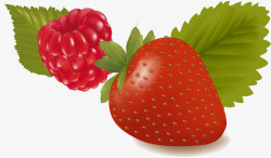 草莓片矢量图素材