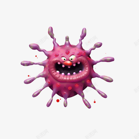 抽象有毒物质png免抠素材_88icon https://88icon.com 抽象 有害健康 有害物质 有害生物 病毒有害物质 紫色