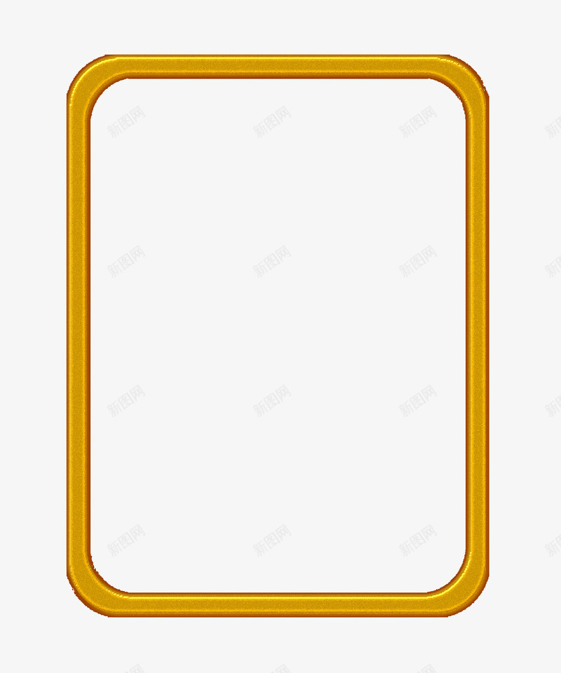 金属质感大气简约边框png免抠素材_88icon https://88icon.com PNG图片 免费PNG素材 大气风格 简单 金属