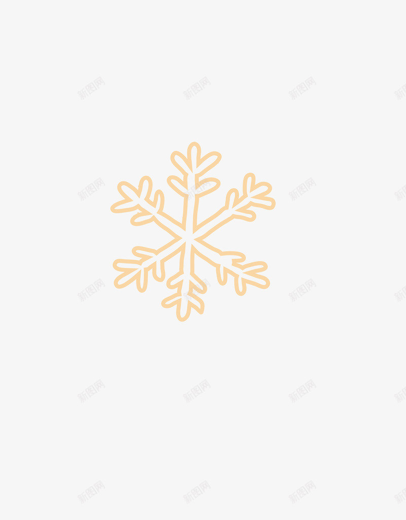 元旦圣诞金色雪花可爱png免抠素材_88icon https://88icon.com 元旦 可爱 圣诞 金色 雪花