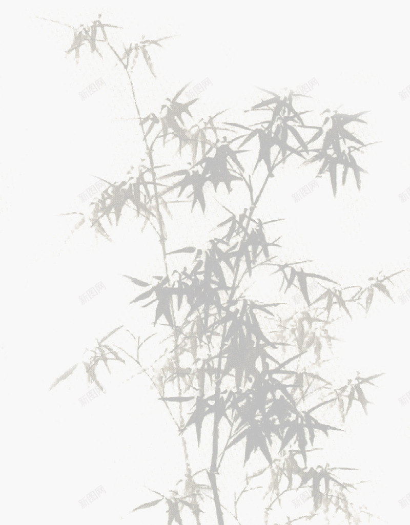 水墨画翠竹端午png免抠素材_88icon https://88icon.com 水墨画 端午 翠竹