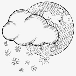 素描地球云朵下雪卡通png免抠素材_88icon https://88icon.com 下雪 云朵 卡通 地球 素描