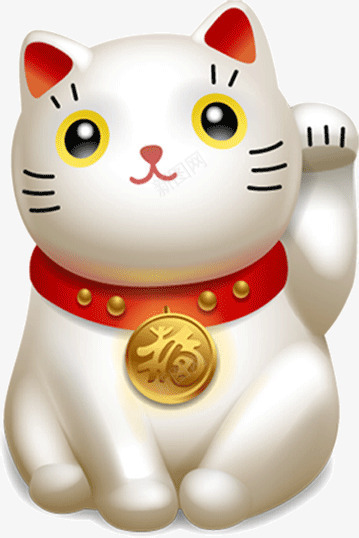 招财猫png免抠素材_88icon https://88icon.com 中国风 卡通 吉祥物 喜庆 招财猫 福气