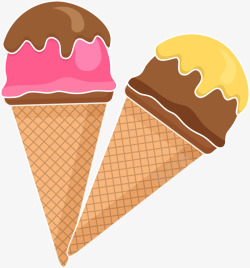 冰激凌雪糕水果冰激凌雪糕高清图片